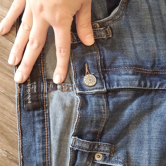 Banana Republic Mid Rise Medium Wash Skinny Jean Size 26/2 - Picture 7 of 8